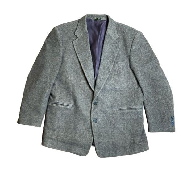 Vintage Christin Aujard Paris Wool and Camel Blazer Sport Cot Size 44 R Brown